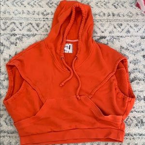 Akemi + Kin Hooded Sleeveless Sweatshirt